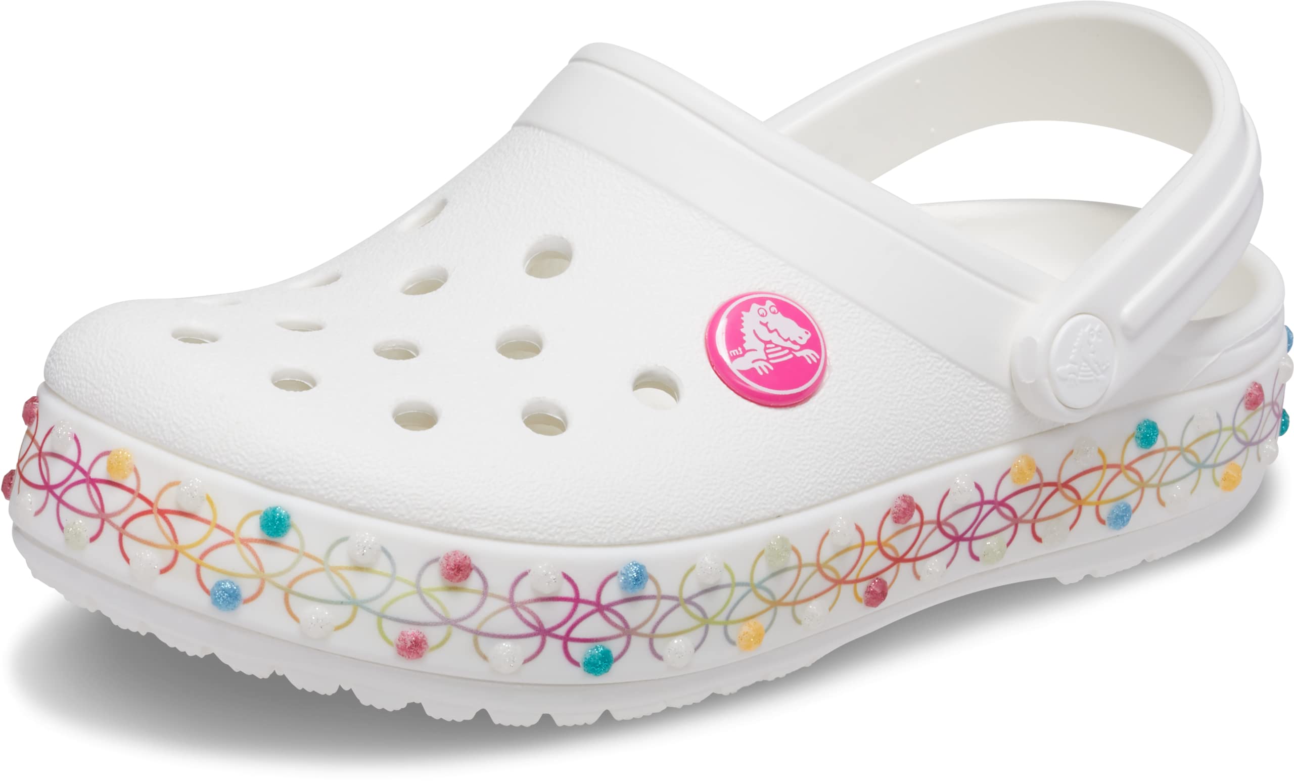 Algopix Similar Product 3 - Crocs UnisexChild Crocband Rainbow