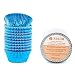Algopix Similar Product 10 - Gifbera Blue Foil Cupcake Liners