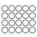 Algopix Similar Product 5 - uxcell Nitrile Rubber ORings 26mm OD