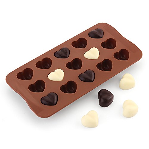 Algopix Similar Product 14 - 15 Cavity Love Hearts Silicone Molds