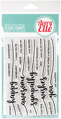 Algopix Similar Product 16 - Avery Elle ST1716 Clear Stamp Set