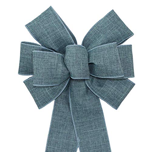 Algopix Similar Product 17 - Denim Rustic Wreath Bow  Package