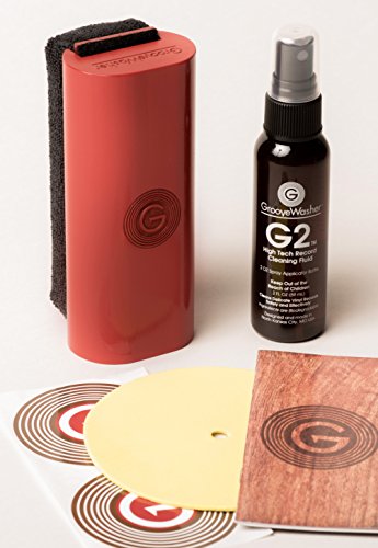 Algopix Similar Product 4 - GrooveWasher Record Cleaning KitRed