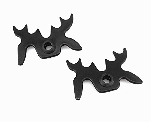Algopix Similar Product 18 - HONBAY 2pcs Black Plastic Moosehead