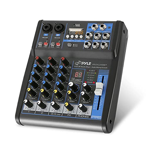 Algopix Similar Product 5 - Pyle 4 Channel Audio Mixer with