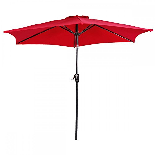 Algopix Similar Product 14 - FDW Patio Umbrella 8 Aluminum Outdoor