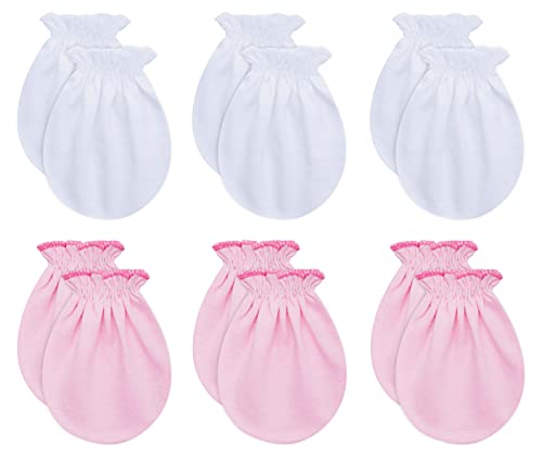 Algopix Similar Product 1 - RATIVE Newborn Baby Cotton Gloves Sleep
