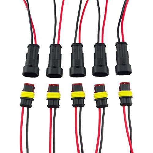Algopix Similar Product 13 - ZYTC 2 Pin Way Car Waterproof Wire