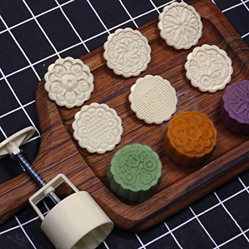 Algopix Similar Product 12 - Mid Autumn Festival Moon Cake Mold with