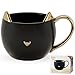 Algopix Similar Product 18 - Pinky Up Chloe Black Cat Ceramic Coffee