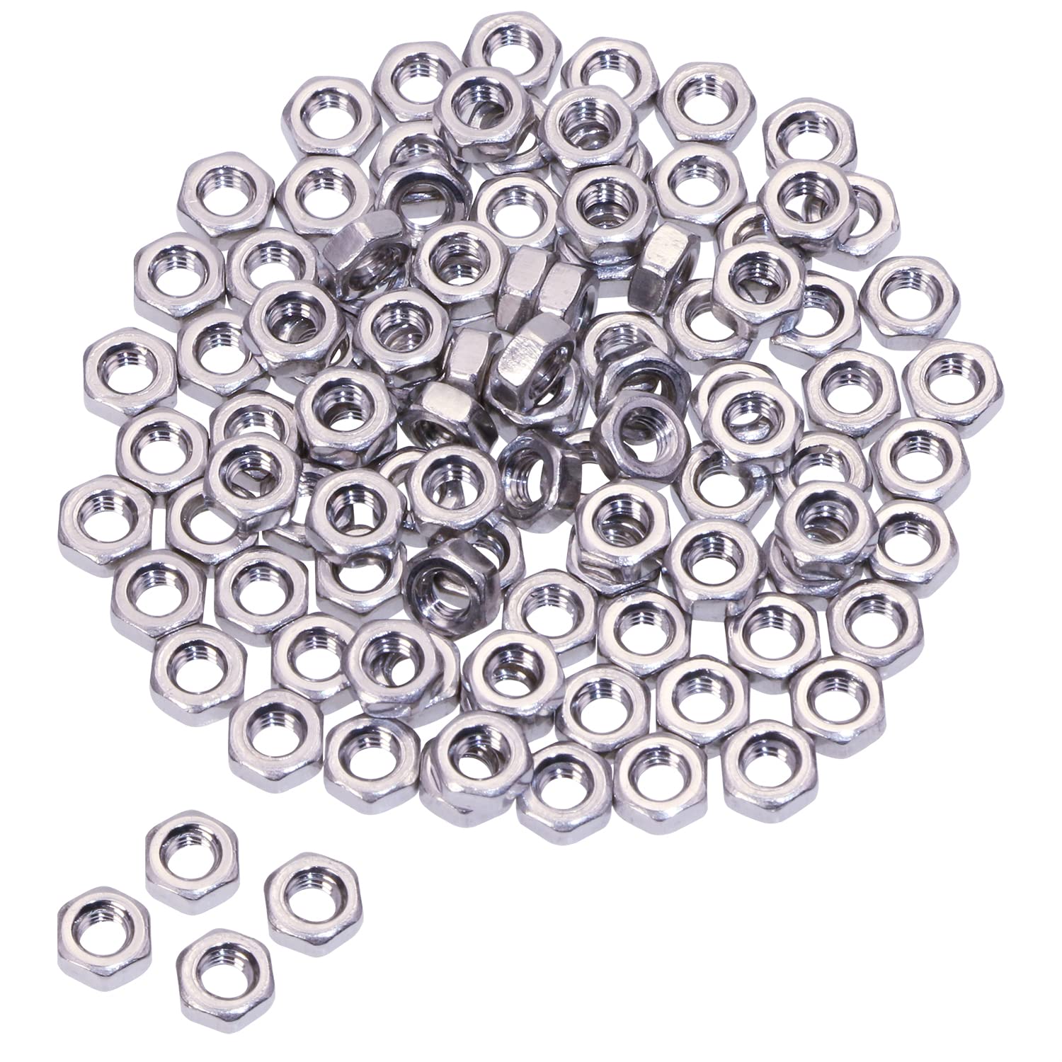 Algopix Similar Product 14 - Shapenty 100PCS 3mm Small Stainless