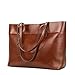 Algopix Similar Product 16 - Kattee Vintage Genuine Leather Tote