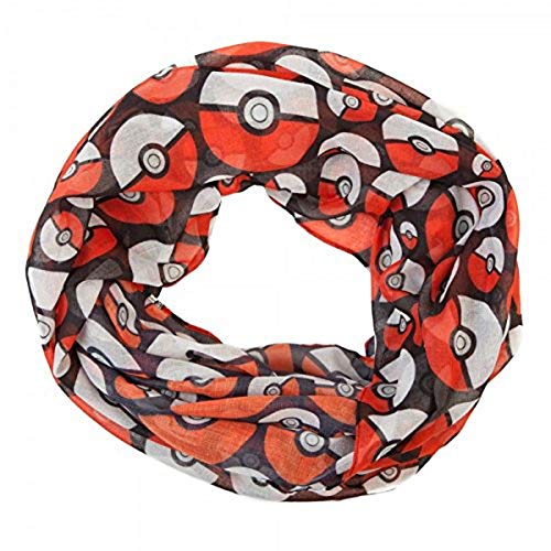 Algopix Similar Product 11 - Pokemon Pokeball Infinity Viscose Scarf