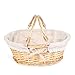 Algopix Similar Product 17 - MEIEM Wicker Gift Baskets Empty Oval