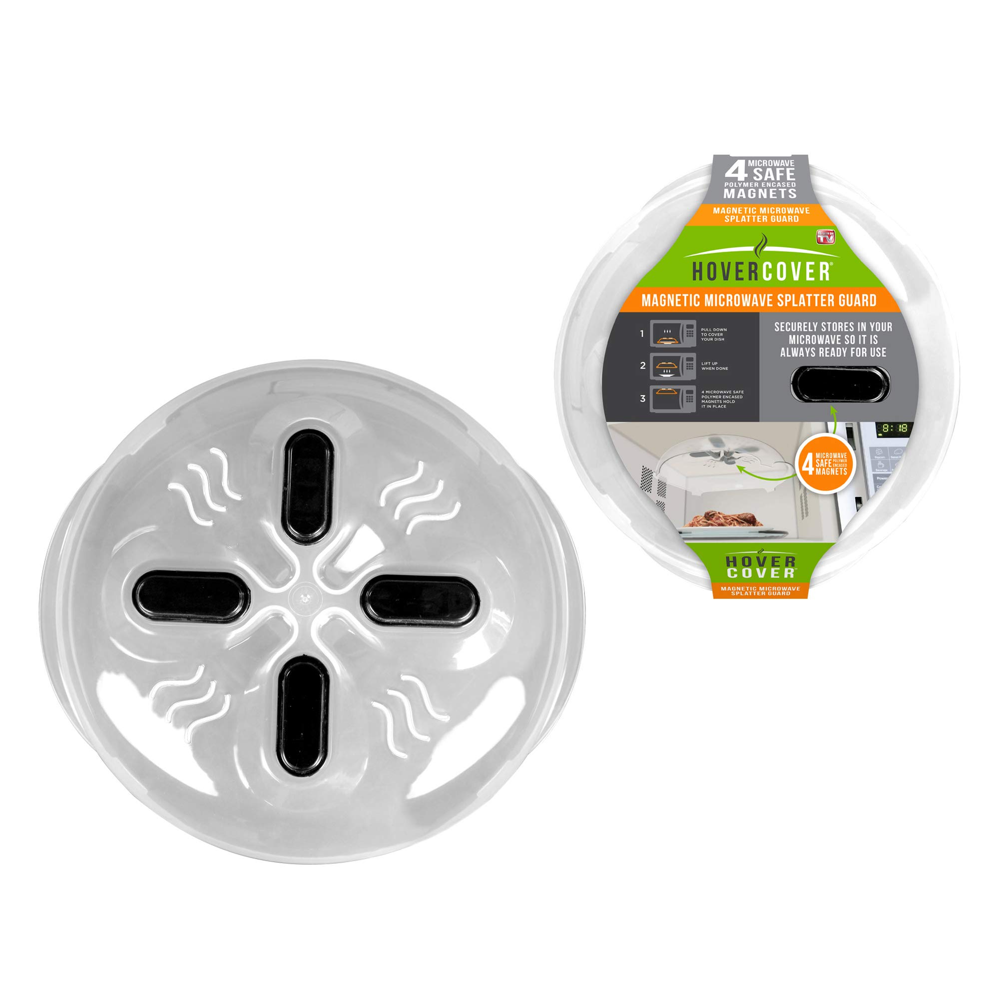 Algopix Similar Product 9 - Hover Cover Magnetic Microwave Splatter