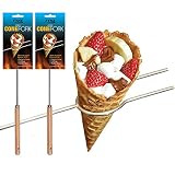 Algopix Similar Product 11 - 2 Mini Cone Forks Campfire Cone