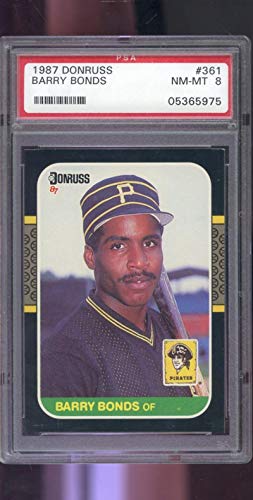 Algopix Similar Product 18 - 1987 Donruss 361 Barry Bonds ROOKIE RC