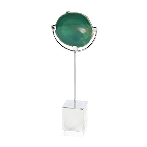Algopix Similar Product 3 - Benzara Mesmerizing Metal Agate Glass