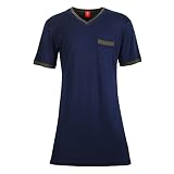 Algopix Similar Product 8 - DP Mens 100 Cotton Knit Nightshirt