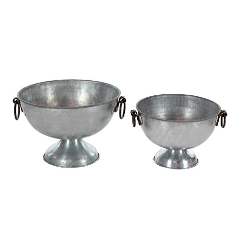 Algopix Similar Product 5 - Benzara Wonderfully Styled Metal Bowls
