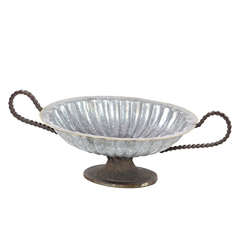 Algopix Similar Product 20 - Benzara Antiqued Oval Bowl Small