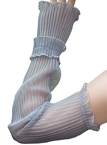 Algopix Similar Product 18 - Gray 1 Pair Soft Women Driving Arm