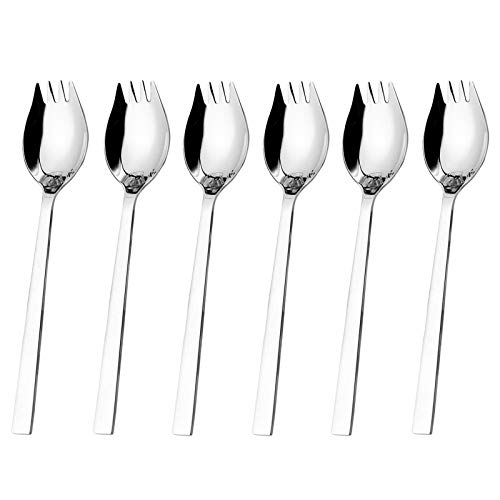 Algopix Similar Product 6 - Hiware Sporks 6pack 1810 Stainless