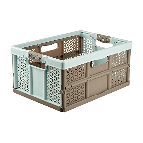 Algopix Similar Product 13 - keeeper Lea Folding Box BlueTaupe
