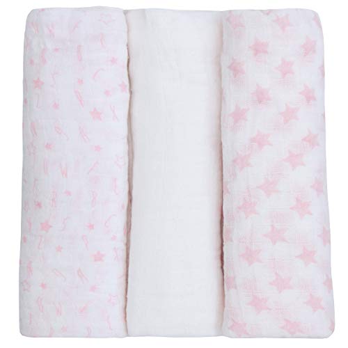 Algopix Similar Product 8 - Baby Town Baby Muslin Blanket 3 Pack