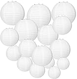 Algopix Similar Product 13 - Paxcoo 15 Packs White Round Paper