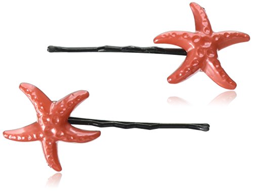 Algopix Similar Product 20 - di Prima Starfish Bobby Pin, Red