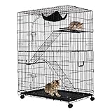 Algopix Similar Product 8 - Giantex 4Tier Cat Playpen Cat Cage