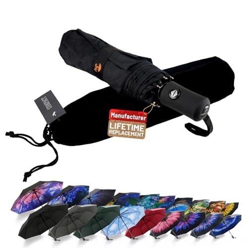 Algopix Similar Product 9 - SY COMPACT Travel Umbrella Windproof