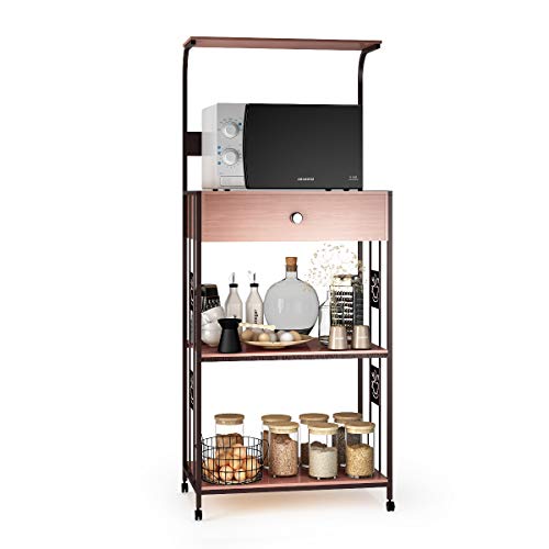 Algopix Similar Product 5 - Giantex 59 Bakers Rack Microwave Stand