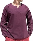 Algopix Similar Product 18 - RaanPahMuang Open Collar Long Sleeve