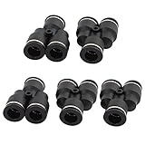 Algopix Similar Product 7 - uxcell 5Pcs Y Type Pneumatic Air 3 Way