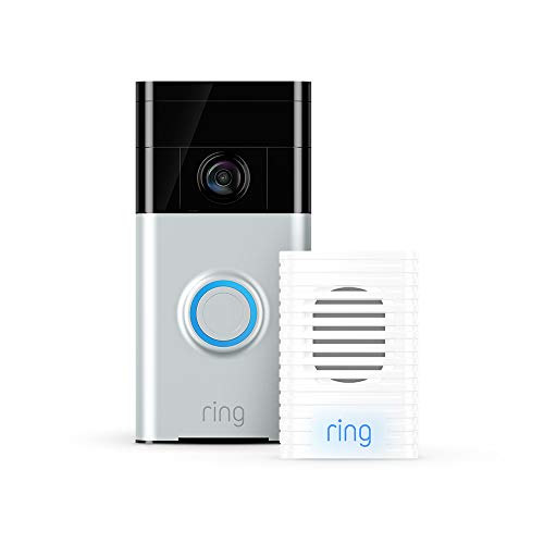 Algopix Similar Product 17 - Ring Video Doorbell Satin Nickel with