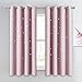 Algopix Similar Product 7 - NICETOWN Star Curtain for Girls Room