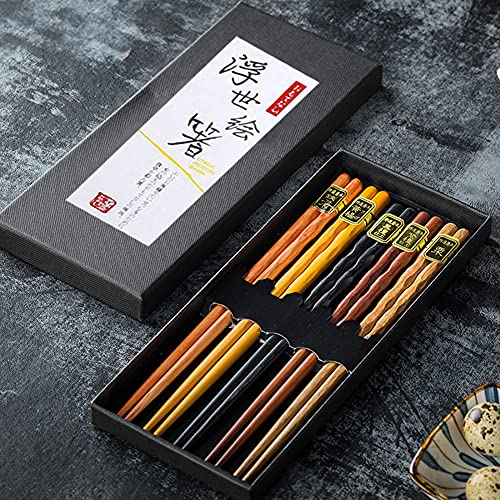 Algopix Similar Product 3 - heirao4072 Japanese Chopsticks Wood 5