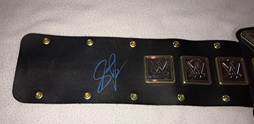 Algopix Similar Product 13 - Samoa Joe Signed WWE NXT Championship