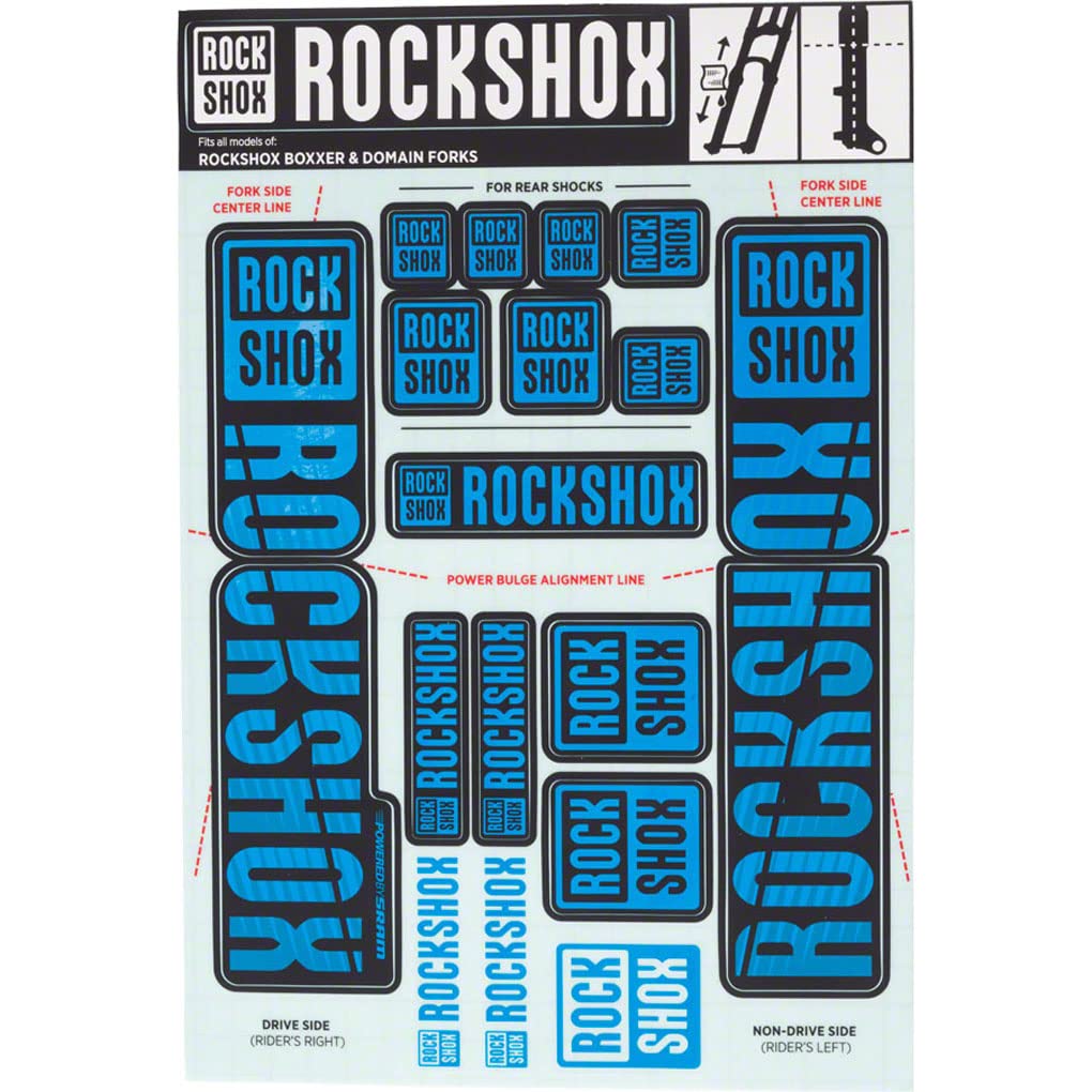 Algopix Similar Product 20 - RockShox Fork Decal Kit  35mm Dual
