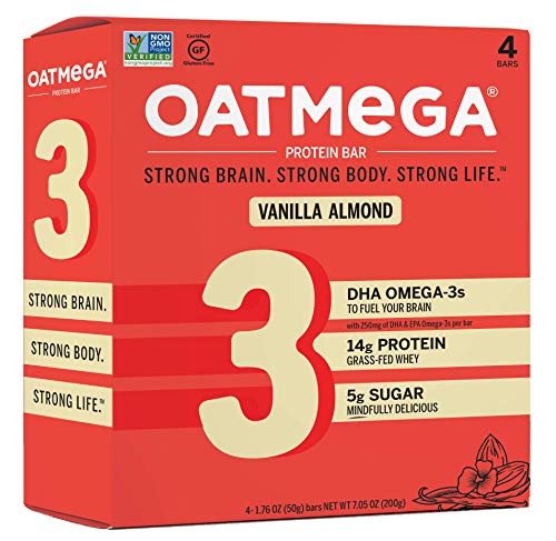 Algopix Similar Product 8 - Oatmega Protein Bars Vanilla Almond