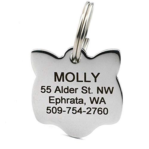 Algopix Similar Product 2 - GoTags Cat ID Tag Personalized Cat