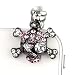Algopix Similar Product 7 - Cute Crystal Gray Sugar Skull Cross