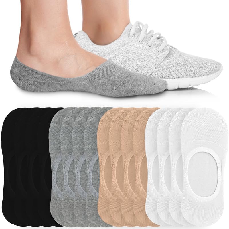 Algopix Similar Product 10 - Eedor Womens No Show Socks Comfy