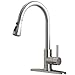 Algopix Similar Product 5 - Ufaucet Brushed Nickel Kitchen Faucet