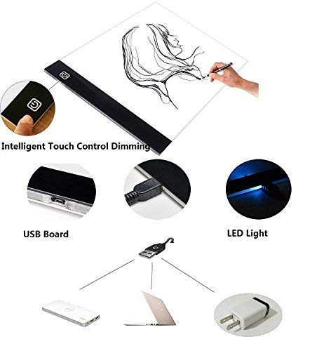 Algopix Similar Product 9 - A4 Tracing Led Light Pad Box