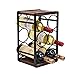 Algopix Similar Product 5 - SODUKU Rustic Wood Countertop Wine Rack