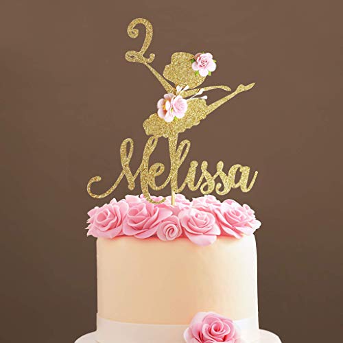 Algopix Similar Product 15 - Ballerina Cake Topper Ballerina