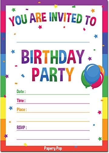 Algopix Similar Product 16 - 30 Birthday Invitations with Envelopes